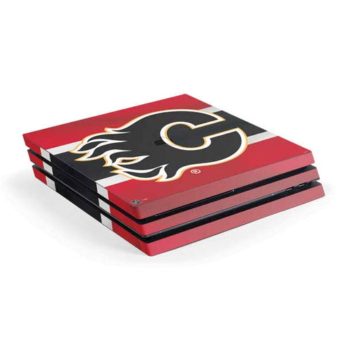 NHL Calgary Flames Jersey PS4 Pro Console Skin